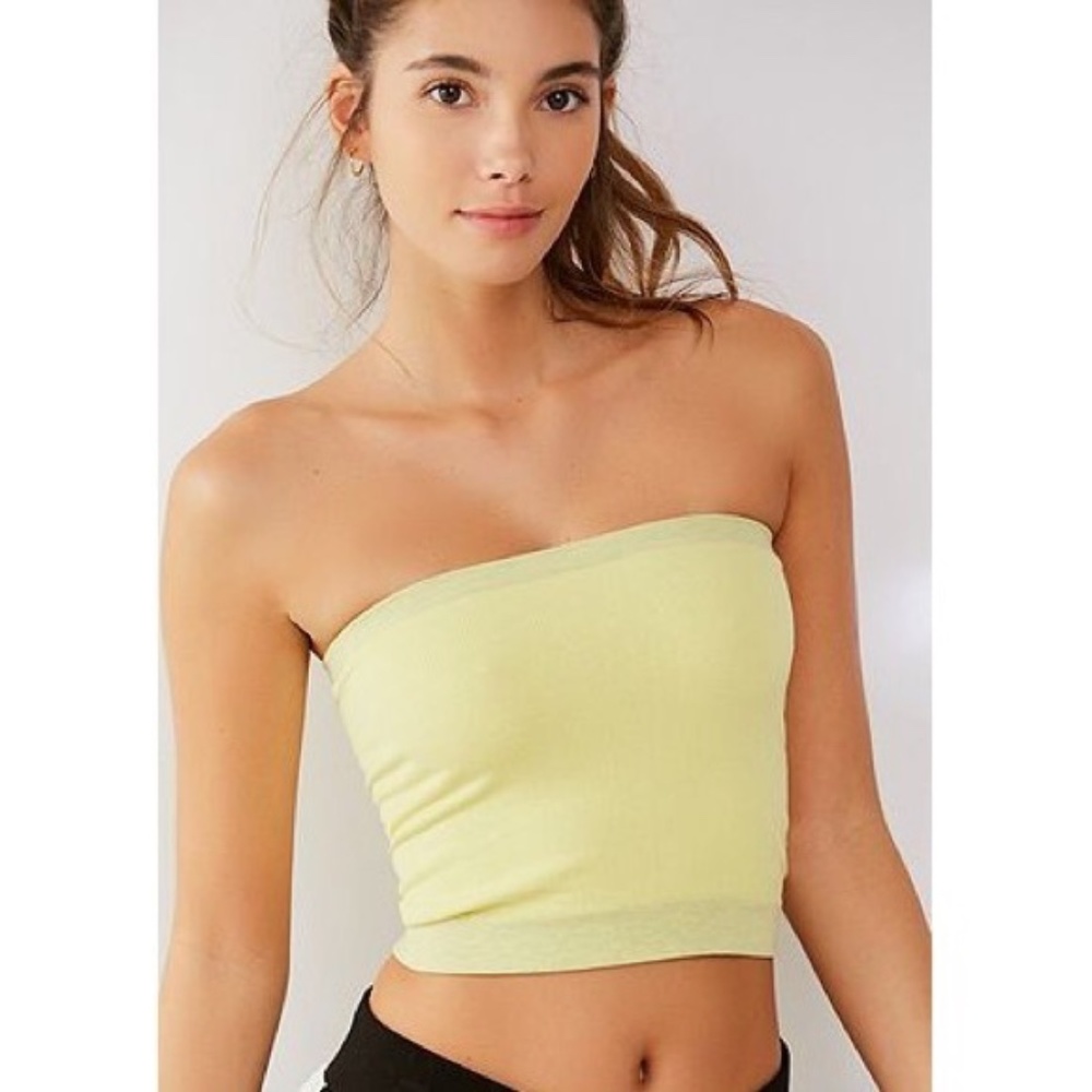 Urban Outfitters Yellow Tube Top